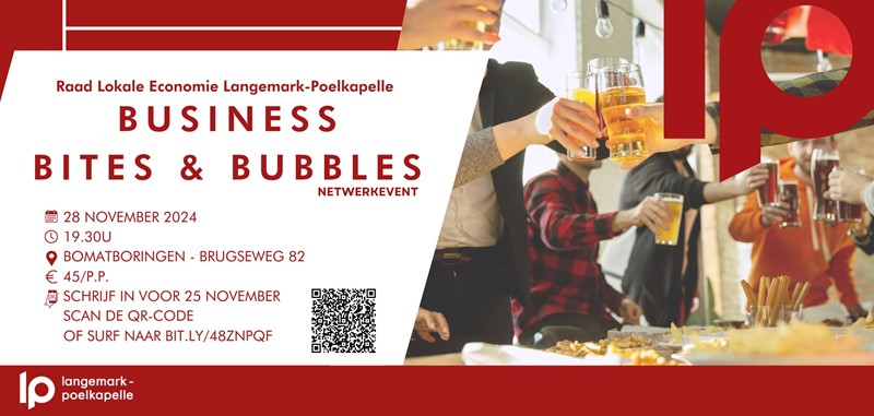 Netwerkevent Business Bites & Bubbles